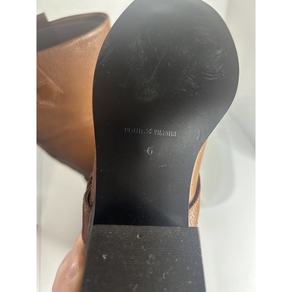 Pour La Victoire Tall Boho Western Riding Boots Women's Size 6 - Picture 8 of 9